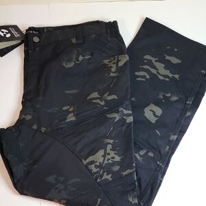 MINGPENG TACTICAL PANTS BLACK CAMO MENS 4XL NEW